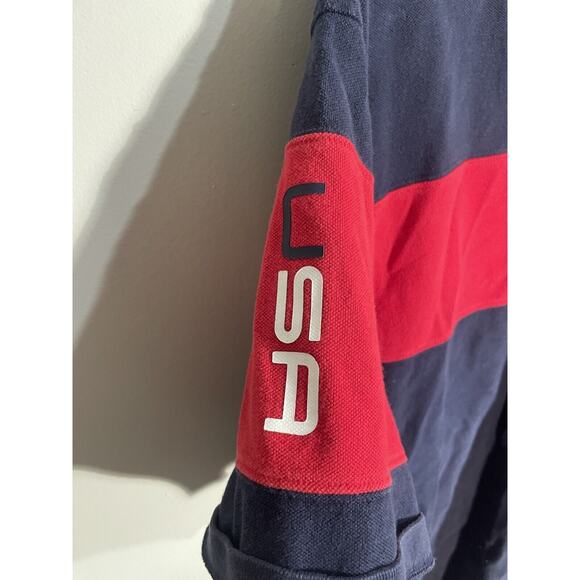 Polo Ralph Lauren Offshore Sailing Team Polo Shirt Men's XXL Color Block Rugby - Picture 5 of 10